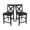 International Concepts Cosmo Counter Height Stool, 24" Seat Height, Coal S75-142 - alternate 6